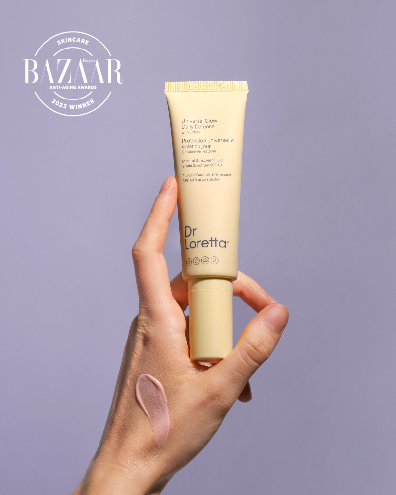 Fluide de protection solaire minéral Universal Glow Daily Defense SPF 40