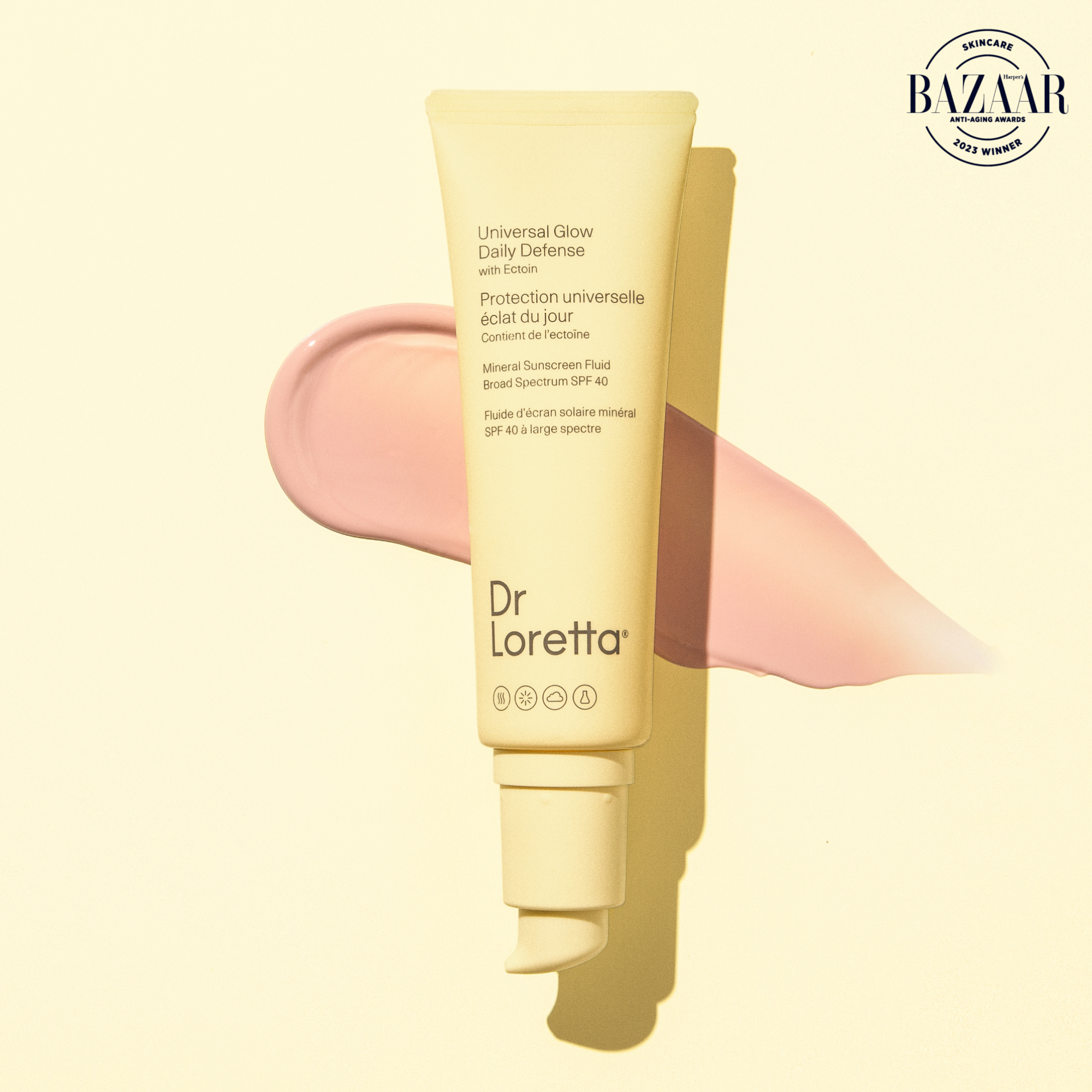 Universal Glow Daily Defense Mineral Sunscreen Fluid SPF 40